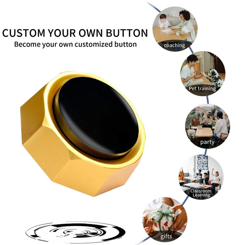 RIBOSY USB Sound Button - Make Your Own Button by Uploading Audio Files - Support 100+ Recordings - Top Recordable Quality Playback (USB Cable Included) - Image 4
